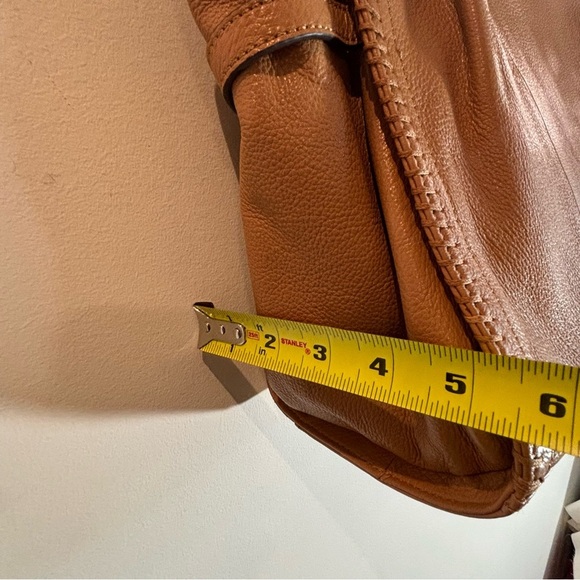 AIMEE KESTENBERG Leather Shoulder Handbag Purse Satchel Multiple Pockets Bag - Picture 7 of 16